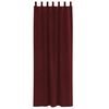 vidaXL Blackout Curtains 2 pcs Wine Red 55.12 x 96.46 in Velvet