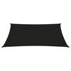 vidaXL Sunshade Sail Oxford Fabric Trapezium 3/5x13.1' Black