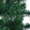 vidaXL Christmas Tree Green with Iridescent Tips PVC, Steel Large