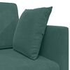 vidaXL Floor Sofa Bed Dark Green 83.86 x 27.56 x 30.31 in Velvet