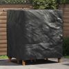 vidaXL Furniture Cover Plain Black 45.67 x 39.37 x 47.24 in 600D