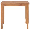 vidaXL Garden Dining Set Teak Wood Color Solid Teak Wood Medium Durable