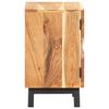 vidaXL Bedside Cabinet Natural Wood Solid Acacia Wood Standard