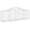 vidaXL Arched Gabion Baskets 13 pcs 78.7"x11.8"x23.6"/31.5" Galvanized Iron