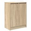 vidaXL Shoe Cabinet Sonoma Oak Engineered Wood Medium Shoe Cabinet