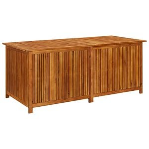 vidaXL Storage Box Natural Wood Solid Acacia wood 68.9 x 31.5 x 29.5 in