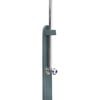 vidaXL Garden Shower Anthracite Solid fir wood Large Rotatable