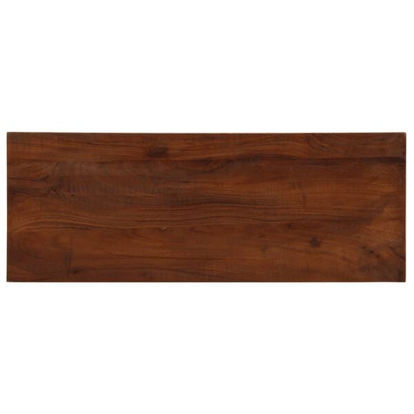 vidaXL Table Top Varied Solid Reclaimed Wood 27.6 x 7.9 x 1.0 in Tough