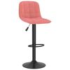 vidaXL Bar Stool Set of 2 Pink