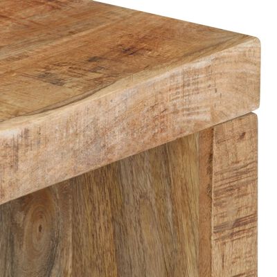vidaXL 2 Piece Coffee Table Set Solid Mango Wood
