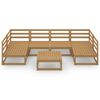 vidaXL Garden Lounge Set Honey brown Solid pine wood Medium Modular