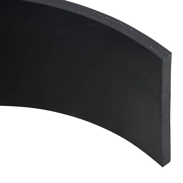 vidaXL Rubber Edge For Snow Plow Black Styrene-butadiene rubber