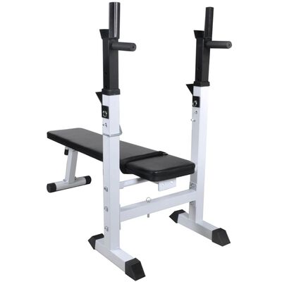 vidaXL Fitness Workout Bench Straight Weight Bench