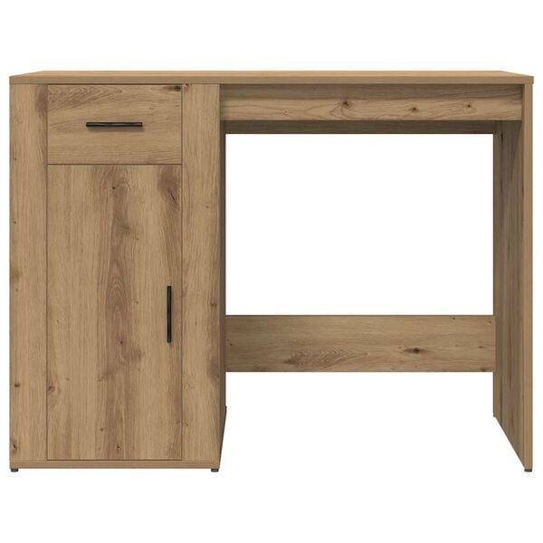 vidaXL Desk Artisan oak Engineered wood Medium Artisan Oak Desk