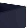 vidaXL Luxury Basin Overflow Square Matt Dark Blue 16.1x16.1" Ceramic
