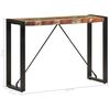 vidaXL Console Table Multicolor Solid reclaimed wood and steel