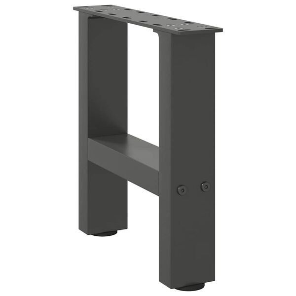 vidaXL Coffee Table Leg Set of 2 Anthracite Powder-Coated Steel