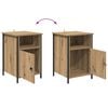 vidaXL Bedside Cabinet Artisan Oak 15.75 x 16.54 x 23.62 in