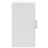 vidaXL Kitchen Wall Cabinet High gloss white Engineered wood Medium