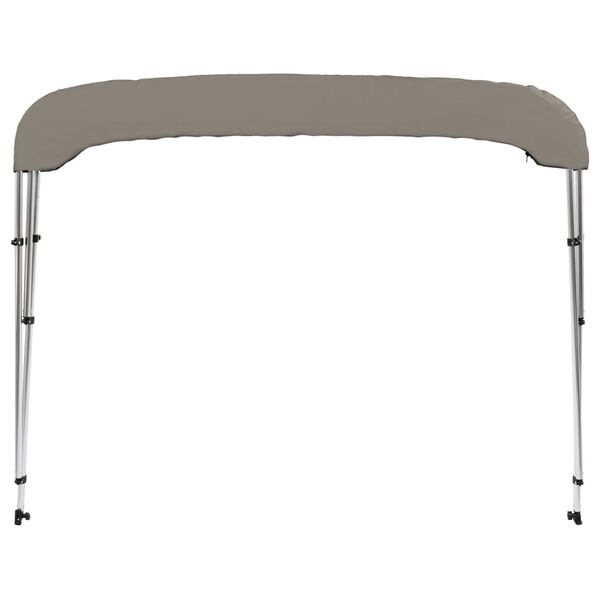 vidaXL 3-bow Bimini Top Grey 72.0x55.1x53.9"