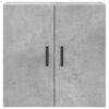 vidaXL Wall Cabinet Concrete grey Engineered wood Medium Wall Cabinet