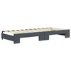 vidaXL Daybed With Trundle Dark Grey