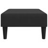 vidaXL Footstool Black Velvet (100% polyester), plywood Compact Durable