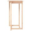 vidaXL Bar Set Natural Pine Solid Pine Wood (Untreated) Compact Simple
