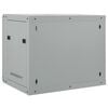 vidaXL Network Cabinet Grey 23.62 x 17.72 x 19.69 in Steel