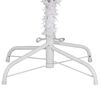 vidaXL Artificial Hinged Christmas Tree with Stand White 118.1"