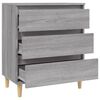 vidaXL Sideboard Grey Sonoma Engineered wood 23.6x13.8x27.6 in Sideboard