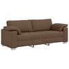 vidaXL Sofa Set 2 pcs Brown 219 x 77 x 82 cm fabric
