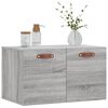 vidaXL Wall Cabinet Gray Sonoma Engineered wood Medium Wall Cabinet