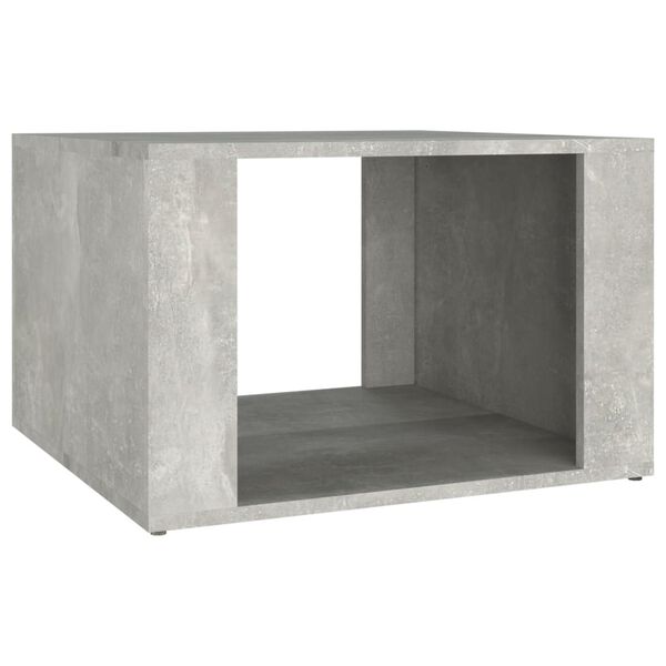 vidaXL Bedside Table Concrete Grey Engineered Wood