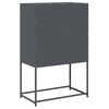 vidaXL Highboard Anthracite Cold-rolled steel Medium Highboard