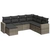 vidaXL Garden Sofa Set Grey