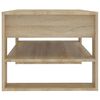 vidaXL Coffee Table Sonoma oak Engineered wood Medium Coffee Table