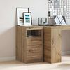 vidaXL Drawer Cabinet Artisan Oak Engineered Wood Medium Drawer Cabinet