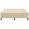 vidaXL Platform Bed Frame Grey Green 55.12 x 74.80 in Fabric