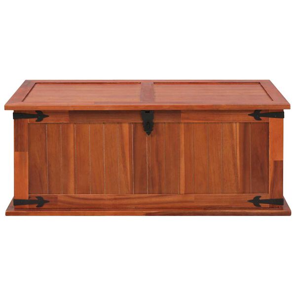 vidaXL Storage Chest Brown Solid Acacia wood, MDF
