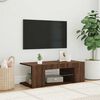 vidaXL TV Cabinet Brown Oak Engineered wood 35.4 x 15.4 x 11.8 in