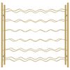 vidaXL Wine Rack for 36 Bottles Gold Metal