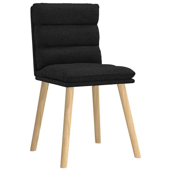 vidaXL Dining Chair Set of 6 Black
