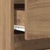 vidaXL Bedside Cabinet Artisan Oak 15.75 x 13.78 x 19.69 in