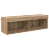 vidaXL TV Wall Cabinet Panama Artisan Oak 39.37 x 11.81 x 11.81 in
