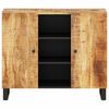 vidaXL Sideboard Natural Wood Brown Solid Mango Wood Medium Sideboard