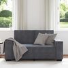vidaXL 2-Seater Sofa Dark Grey Velvet 47.2 in width Durable