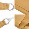 vidaXL Sunshade Sail 1.75 oz/ft² Square Sand 9.8x9.8' HDPE