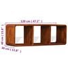 vidaXL TV Cabinet Brown Solid acacia wood Medium TV Cabinet
