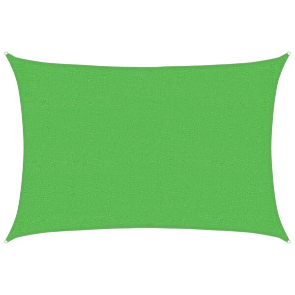 vidaXL Sunshade Sail 1.75 oz/ft&sup2; Light Green 6.6x9.8' HDPE